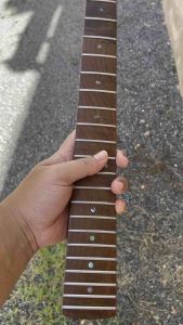 22 Stainless Frets Roasted Maple Neck ST Guitar Neck