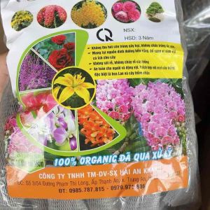 1kg Phân dê qua xử lý hàng chuẩn ( chuyên cho lan và hoa hồng ) - 1 túi