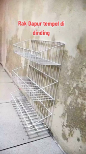 RB 03 - Rak Bumbu 3 Susun / Rak Botol / Rak Shampo / Rak Dapur / Rak Serbaguna