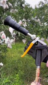 ด้ามฉีดน้ำ สำหรับพ่นยา มีปลอกกันละอองย้อนกลับมือจับแข็งแรง ใช้รดน้ำพืช เกลียวมาตรฐาน