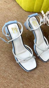 Quwertyzone - Wanda Block Heels Wanita 5 cm / Heels Pesta / Sandal Heels Tali / Sandal Hak Tahu HM 02