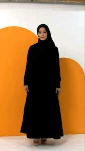 Desain Abaya Eksklusif: Abaya Hitam Jeehan & Gamis Exclusive Ori