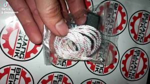 Tarikan Recoil Stater Engkol 3mm Grip Handle Tali Tarikan Mesin potong rumput