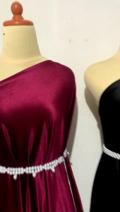 KAIN BELUDRU PREMIUM | kain bludru premium | bridesmaid | seragam pesta