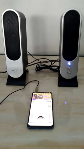 Loa máy tính 2.1 ART DIO SW-502-B hàng bãi Nhật