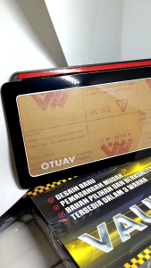 2Pcs Tatakan Plat Nomor Mobil Akrilik Acrylic Mewah Universal