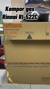 Kompor Rinnai Rinai RI 522 C RI522C 522C Teflon 2 Tungku