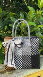 TAS KOPER Tas Anyaman Jali dilengkapi Tutup Size L