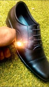 Sepatu Kerja Pria Pantofel Fantovel Kulit Terbaru Hitam