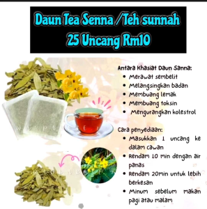 DAUN TEA SENNA /SLIMING 25 UNCANG