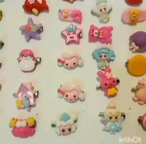 1 PC PIN HIJAB BROS MINI BAHAN CLAY ANAK