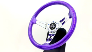 Ballfix Candy Tone Purple Steering Wheel 13 inch Elevo Thailand
