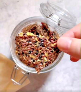 [GHLL] Organic Brown Flaxseed 有机 褐色 亚麻籽 flax seed Baking Nutri Seed 250g