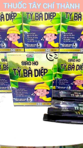 Siro ho TỲ BÀ DIỆP. Giúp Bé Giảm các triệu chứng Ho gió ho khan Tan đàm. Hộp 100 gói.