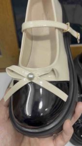 Giày nữ Lolita Giày búp bê giày mary jane Da Mềm Đính Nơ Phong Cách Lolita Cho Nữ 2023