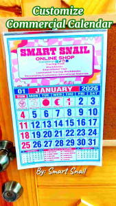 Commercial Calendar 8.5x13 (Long) Minimum of 10 Free layout