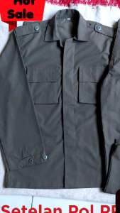 Setelan Seragam Polos PDL Satpol PP - Kemeja dan Celana Lengan Panjang Warna Terbaru