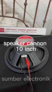 speaker 10 inch cannon full range spiker vokal canon