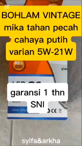 BOHLAM LED / LAMPU LED VISERO VINTAGE PAKET 10 PCS