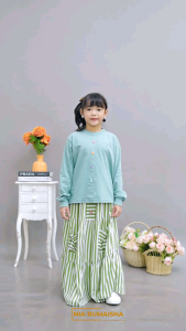 Setelan Anak Perempuan Muslim Cantik Lucu || Kaila Set Kids By Nia Rumaisha