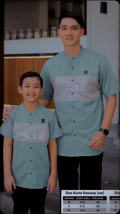 koko couple ayah anak pendek baju muslim Koko kurta Kautsar terbaru Neww  Adem Halus