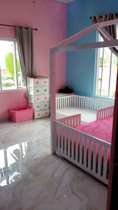 furkita Divan Anak Rumah Minimalis Tempat Tidur Kayu Cat Duco