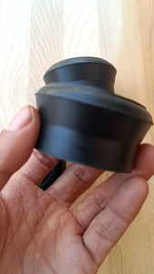 (100Pcs)Karet Chitose 2" Inci Diameter Lubang 48mm Karet Tutup Kaki Meja Kursi Rak Pipa Besi Bulat