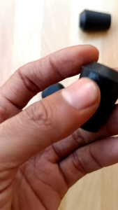 (50pcs)Karet Chitose 1/2 Inci Diameter Lubang 12mm Karet Tutup Kaki Meja Kursi Rak Pipa Besi Bulat