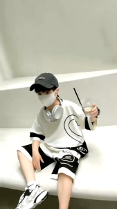Set Baju Anak Casual Playset Set Bione Kids Setelan Anak Oversize Pakaian anak Korean Style Baju Anak 1set