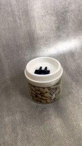 Toples Kaca uk 400 ml/ Toples Kaca Lid Handle