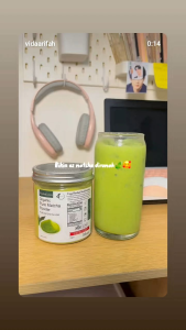 powder pure matcha bubuk matcha herbal 100 persen tampa campuran