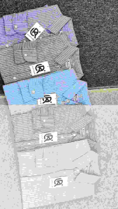 Kemeja Pria Lengan Panjang - Kemeja Panjang Salur Stripe Oxford Premium - Kemeja Casual Pria - okstylee