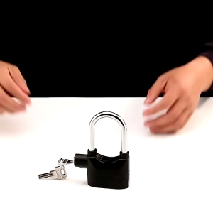 Gembok Alarm & alarm Lock & alarm Anti Maling & Kunci Cakram Motor