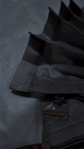 Vitrase Gorden Sable Abu & Putih Model Plisket