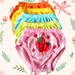 12 pcs cd celana dalam anak perempuan motif STRAWBERY daleman anak cewek 1-8thn lusinan murah