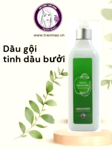 Dầu gội bưởi Trần Mao 500ml _ giảm rụng tóc _ không hóa chất