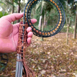 บ่วงดักไก่ป่า และดักนกอีลุ้ม 25บ่วง บ่วงกว้าง5นิว งานต่อปลายสายไนล่อน เอ็น80ปอนด์