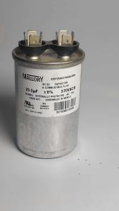 Mallory alum capacitor 25uf 370v water pump