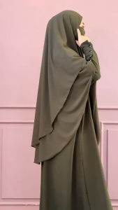 Jilbab Syari Khimar Instan Cadar Hijab Instan Bahan Cerutty Babydoll Hawa By Khadijah