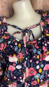 ARIZA RUFFLE LONGSLEEVES TERNO SHORTS FIT TO SMALL UPTO LARGE 24-32 WAISTLINE