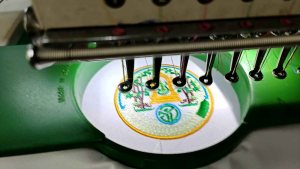 อาร์มปักโลโก้ องค์การอุตสาหกรรมป่าไม้ ขนาด 7x7 ซม