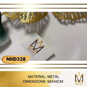 [MHD] Handcrafted Elegant Metal Wall Clock 92x45cm MHD328