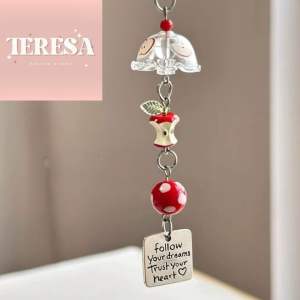 【TERESA】A232 Tali Telefon Manik Lonceng Angin Handmade | Handmade Wind Chime Beaded Phone Chain | 风铃手作串珠INS风手机链