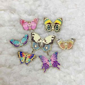 JBMT 🌈🌈Shoe Charm Metal "Butterfly"" 🌈🔆ตัวติดรองเท้ามีรู " ผีเสื้อ หวาน สายมู