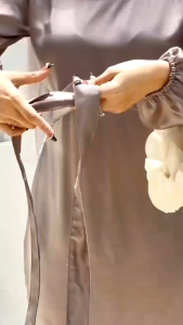 AMELIA DRESS SATIN SILK PREMIUM BAJU KONDANGAN WISUDA COUPLE BRIDESMAID SERAGAM WANITA