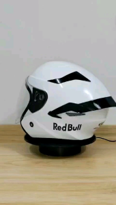 HELM ARL TT COURSE PUTIH SINGLE VISOR HALF FACE DEWASA SNI.
