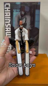 Mô hình Chainsaw Man - Nhân vật Denji hóa Quỷ cưa máy ngồi siêu ngầu Kích thước Denji Cao 145cm - Fullbox Chainsaw man