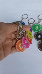 Gantungan Kunci Nomor Pintu Kamar Kos Loker