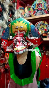 Barongan spon anak caplokan anak