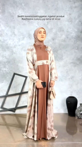 FAUZA DRESS By Nadheera: Gamis Dress Muslim Rayon Premium